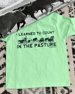 I learned to count in the pasture